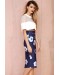 Wanderlust Neoprene Midi Skirt